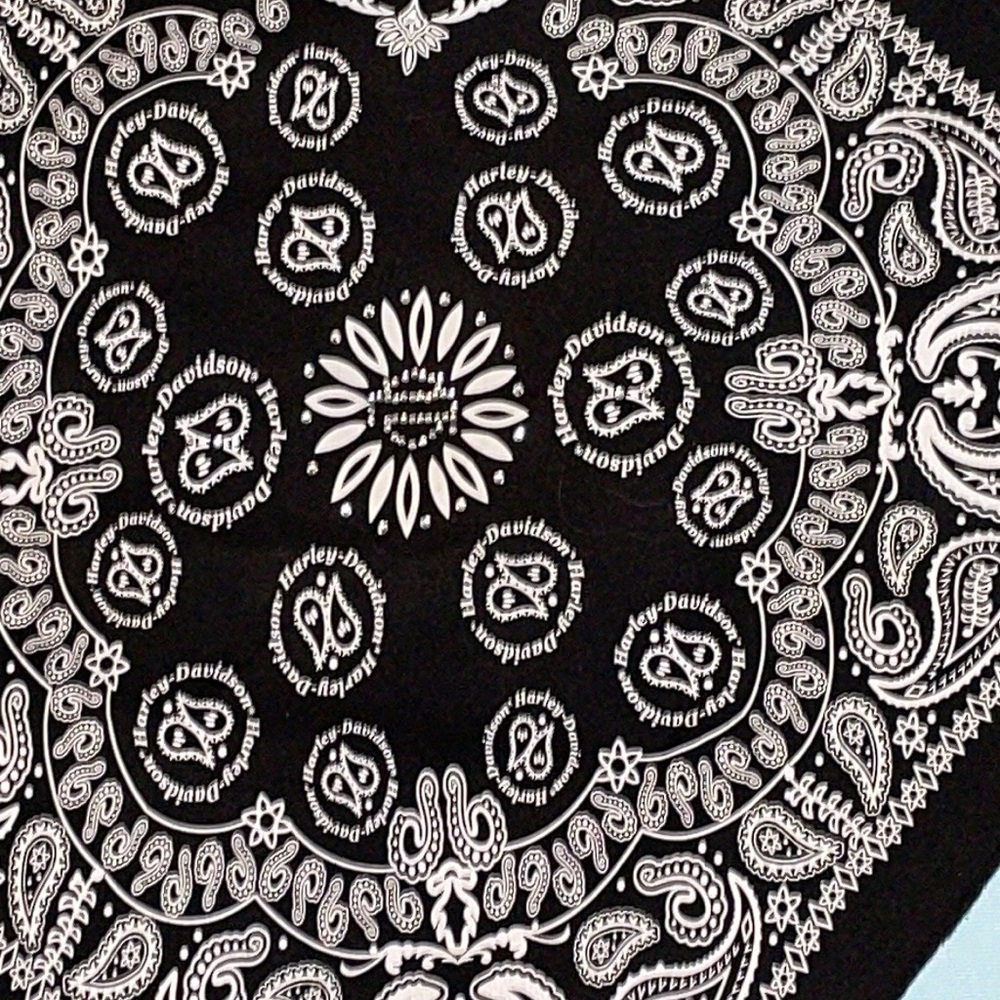 Harley-Davidson Bandana with crystal Harley emblem